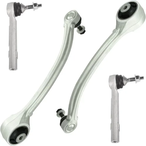 Vista 100 de Detroit Axle - Ejes de eje CV delantero izquierdo y derecho + Reemplazo de juntas esféricas de brazos de control inferiores delanteros para Ford