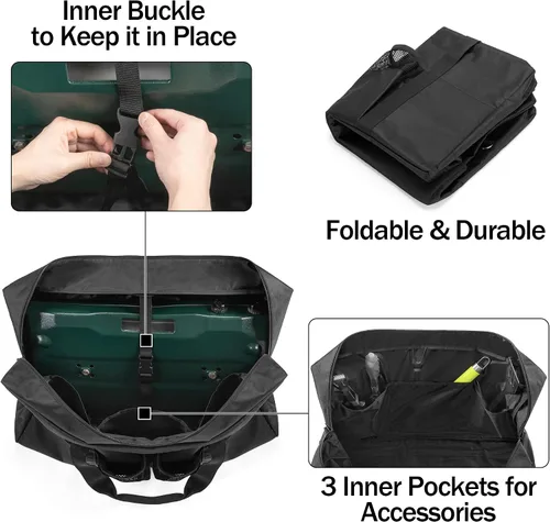 Vista 2 de samdew Funda de transporte para estufa de campamento, bolsa de almacenamiento para estufa de campamento compatible con estufa de gas Coleman de 2