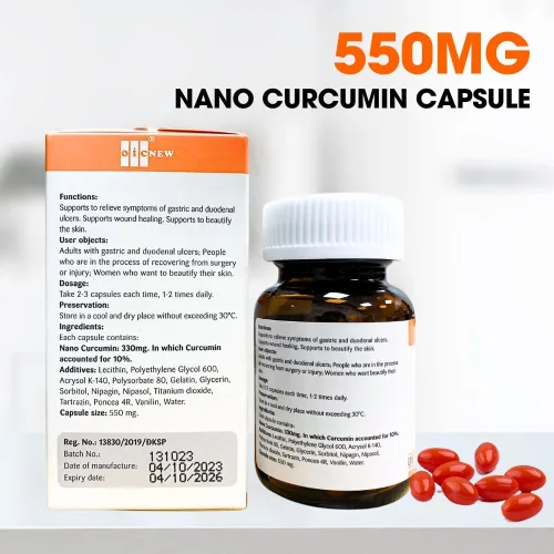 Vista 6 de Nano Curcumina - 30 cápsulas - Nano Tecnología Aumenta la Absorción hasta 99.9%, Promueve el Sistema Digestivo, Alivia Gástrico y Embellece la Piel
