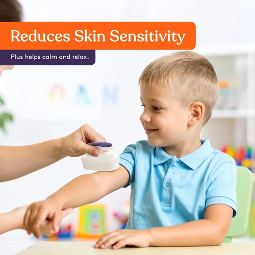 Vista 2 de Special Supplies Cepillo de terapia sensorial para cepillado ocupacional y sensorial, estimulante, herramientas calmantes para niños y adultos