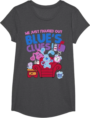 Vista 41 de Blue's Clues & You Group Shot Just Figured Out Blue's Clues Camiseta Negro