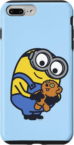 Vista 11 de iPhone 13 Despicable Me Minions Bob Holding Teddy Bear Case