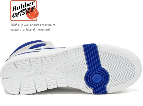 Vista 5 de Avia 821 - Tenis altos para hombre, para interiores o exteriores, zapatos de baloncesto para hombre, tallas 7 a 16, zapatos retro de caña alta