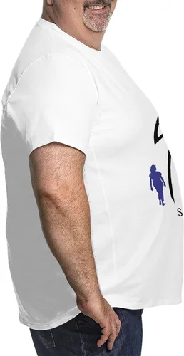 Vista 4 de Soda Stereo Plus Size T Shirt Man's Big and Tall Casual Round Neckline Short Sleeve Loose Fashion Shirts
