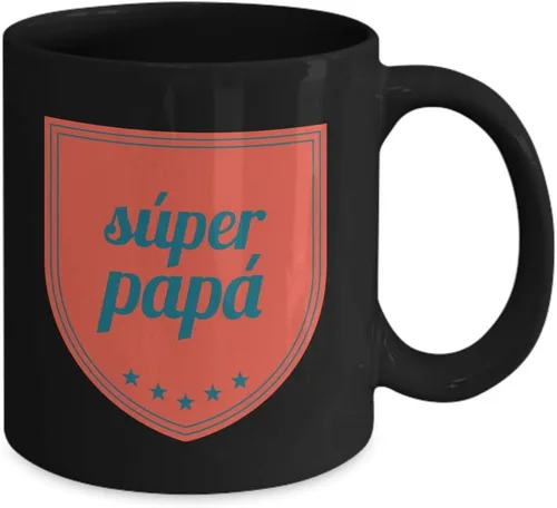 Vista 2 de Regalo para Papa Taza de Cafe Padre Vaso, taza café divertidas, tazas personalizadas, taza de café inspiradoras, taza con mensajes positivos., 11onza