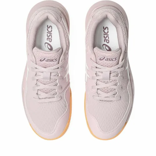 Vista 5 de Zapatillas de Tenis para Niños Asics Gel-Resolution 9 Gs Clay Rosa