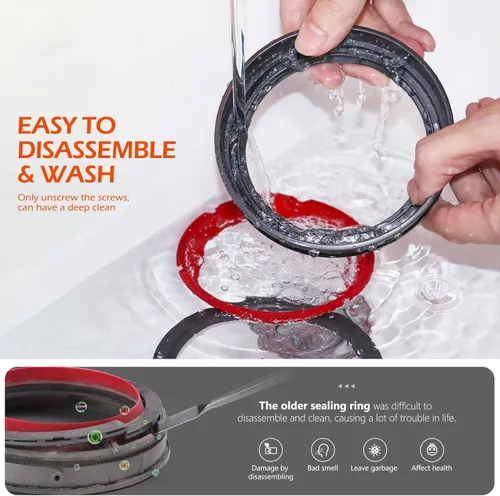 Vista 3 de Anillo de sellado de repuesto para aspiradora Dyson Outsize Serie SV16 SV29 V11 Outsize / Gen5 Outsize/Plus/Absolute/Absolute Extra/Total