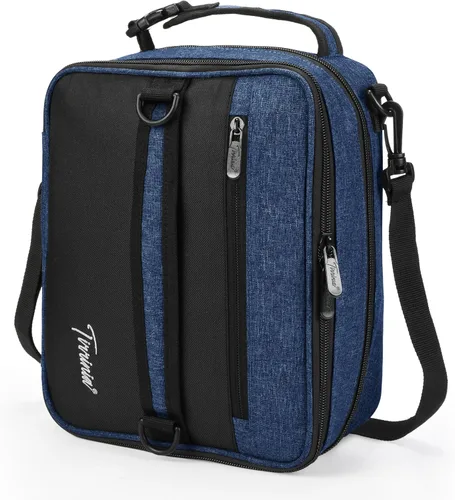 Vista 16 de Tirrinia Lonchera Aislada Expandible para Hombres y Mujeres – Lonchera Reutilizable a Prueba de Fugas para Niños y Adultos con Correa