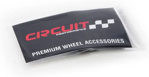 Vista 5 de Circuit Performance Tapones de válvula de aluminio negro serie VC1 (8 piezas)