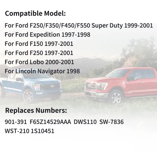 Vista 6 de Interruptor de elevalunas eléctrico F65Z14529AAA compatible con Ford F150 F250 F350 F450 F550 Super Duty Expedition Lobo, Lincoln Navigator