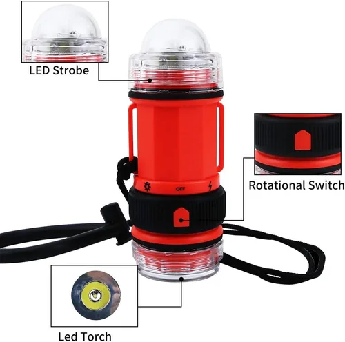 Vista 5 de Potente luz de buceo, linternas impermeables linterna de buceo, luces submarinas de alto lúmenes linternas linternas. linterna submarina más