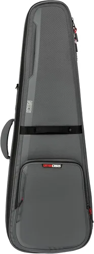 Vista 38 de Gator Cases ICON Series Premium - Bolsa de concierto resistente a la intemperie para guitarras de estilo semihueco; con tiradores de cremallera