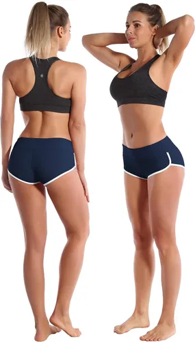 Vista 3 de BUBBLELIME XS-XXL Sexy Booty Yoga Shorts Running Shorts Women UPF30+ Workout Fitness Active Wicking Yoga Tummy Control