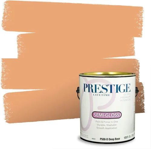 Vista 63 de PRESTIGE Pintura exterior e imprimación en uno, bronceado Aberdeen, plano, 1 galón