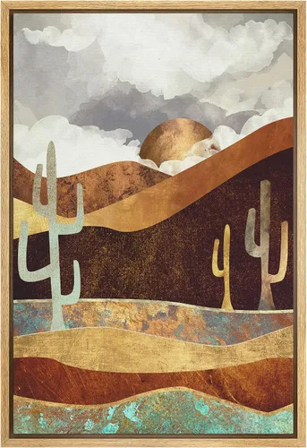 Vista 11 de SIGNFORD Lienzo Enmarcado Impresión Arte de Pared Océano Pastel Luz del Sol Puesta de Sol Horizonte Naturaleza Vida Silvestre Ilustraciones Arte