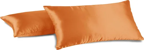 Vista 5 de Creativa y colorida brillante satin de imitación / Funda de Almohada, Multicolor
