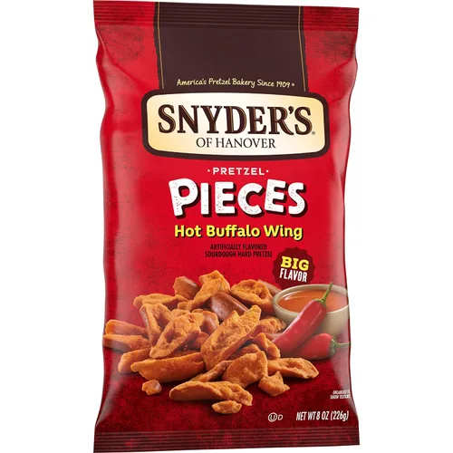 Vista 12 de Snyder's of Hanover Hot Buffalo Wing - Piezas de pretzel de 8 onzas