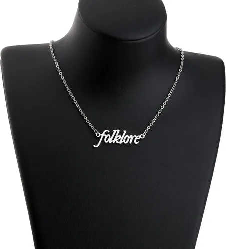 Vista 3 de OKEYCH Collar de cantante con tarjeta de mensaje, regalo para amantes de la música, regalos para cantantes, regalo inspirado en la canción