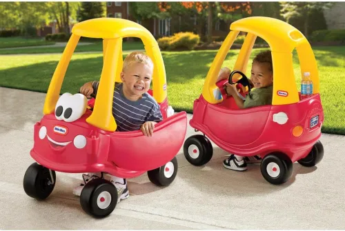 Vista 8 de Little Tikes – Cozy Coupe 30th Anniversary coche, Sin armar, Rojo