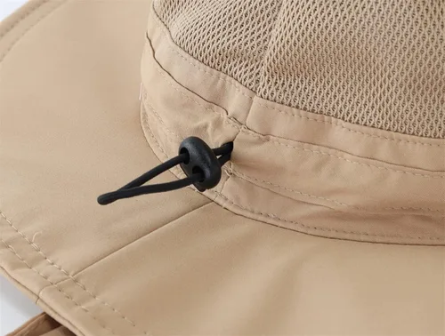 Vista 43 de Connectyle Sombrero de sol Boonie para hombre, protección UV, pesca, senderismo, camping, sombrero