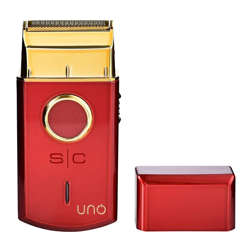 Vista 7 de StyleCraft Uno Cordless Single Foil Shaver, Mini Travel Size, Portable Gold Titanium Premium Head, Turbocharged Motor, Echo Cutter, Forged Cutter