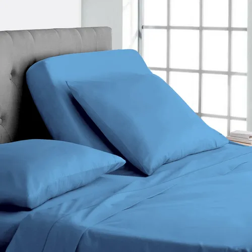 Vista 15 de Online Bedding Linen Flex Top - Cama tamaño Queen, 800 hilos, algodón egipcio de 18 pulgadas, sábanas divididas de bolsillo profundo para dormir