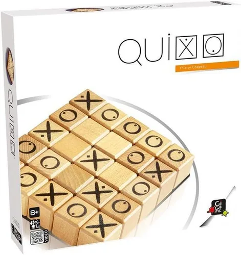 Vista 3 de Quixo Juego de mesa de estrategia abstracta de madera para niños y adultos favorito de la noche de juego familiar Rompecabezas competitivo