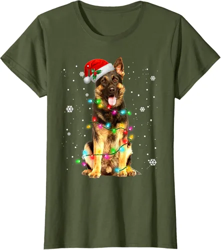 Vista 63 de Suéter de Navidad para perros de pastor alemán, suéter de Navidad para regalos de perros, Negro, S