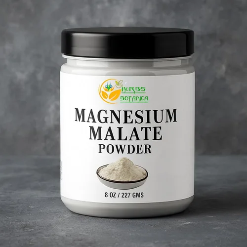 Vista 3 de Herbs Botanica Malato de magnesio en polvo sin sabor Malato de magnesio 8 onzas fino para mezclas de bricolaje, mezcla suave en agua, jugos