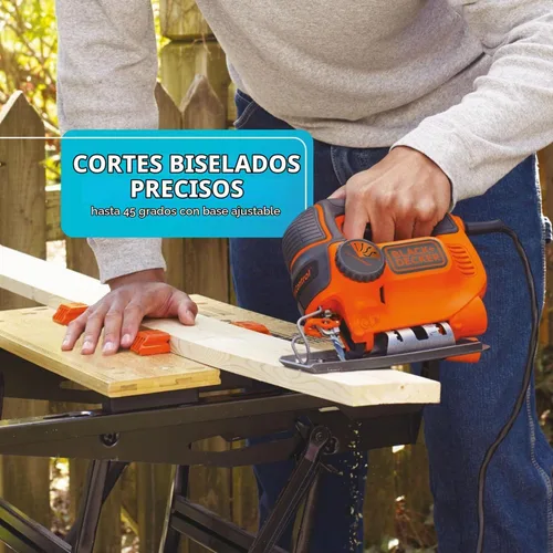 Vista 8 de Sierra de calar BDEJS600C de BLACK+DECKER, 5.0 amp