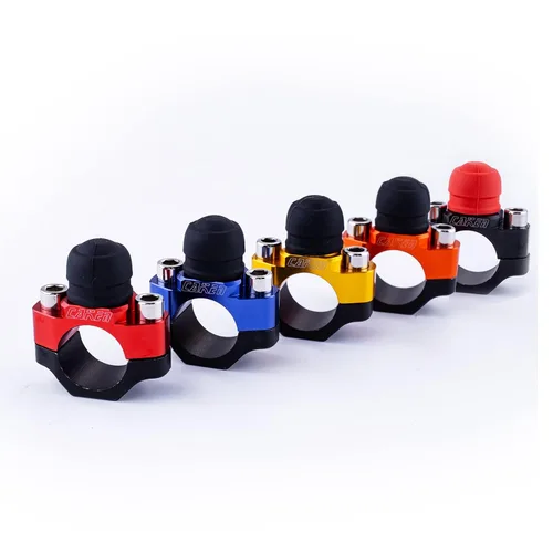 Vista 6 de CNC - Interruptor impermeable para motor de motocicleta ATV con botón de arranque, parada y apagado para motocicleta eléctrica, scooter, bicicleta