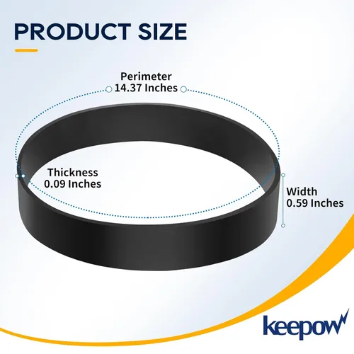 Vista 3 de KEEPOW Powermax - Cinturón de vacío para mascotas Dirt Devil Style 5 (Royal) aspiradora vertical Powermax/Breeze/Featherlite/Jaguar/Vision, parte