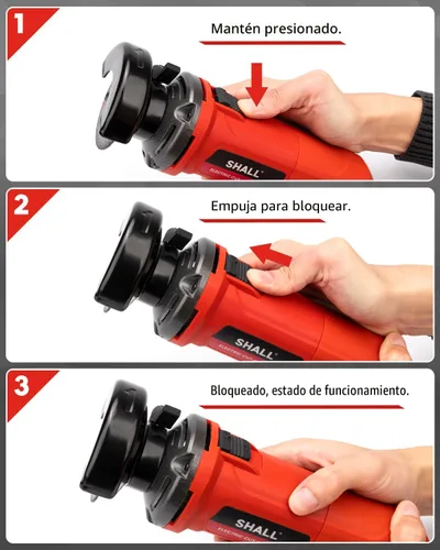 Vista 8 de SHALL Herramienta de corte de alta velocidad de 3 pulgadas, herramienta de corte de metal de 3.5 amperios con 3 piezas de ruedas de corte