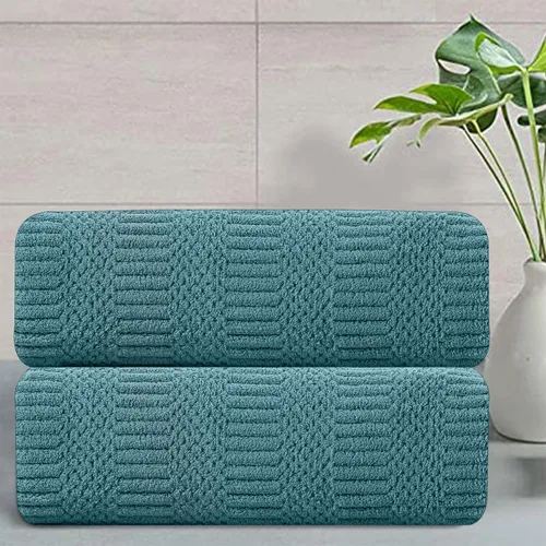 Vista 29 de Juego de 4 toallas de baño grandes de 35"x70" pulgadas, color negro, sábanas de baño extra grandes, toallas jumbo de gran tamaño de 600GSM, suaves