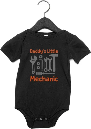 Vista 2 de Daddy's Little Mechanic - Mameluco orgánico para bebé niño y niña