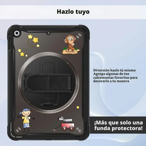 Vista 2 de ProCase Funda Resistente para iPad de 9ª/8ª/7ª Generación de 10.2 Pulgadas 2021/2020/2019 Funda, Cubierta Resistente de Servicio Pesado a Prueba