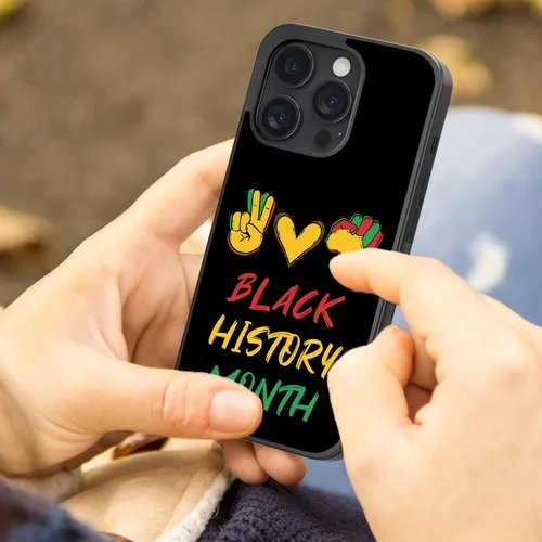 Vista 3 de Peace Love Juneteenth - Fundas para iPhone 16 16E 15 14 13 12 11 Pro Max XR S25 S24 S23 S22 S21 FE Ultra Plus Note 20 A16 A15 A14 A54 A53 A03S A13