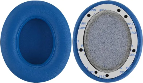 Vista 3 de Geekria QuickFit - Almohadillas de repuesto para auriculares inalámbricos Beats Studio 3, piezas de reparación (azul)