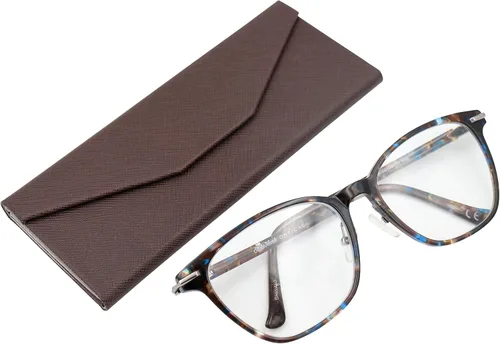 Vista 152 de Real Sic Funda para lentes de sol para hombres y mujeres, soporte magnético plegable para lentes de sol, inspirado en el color sólido