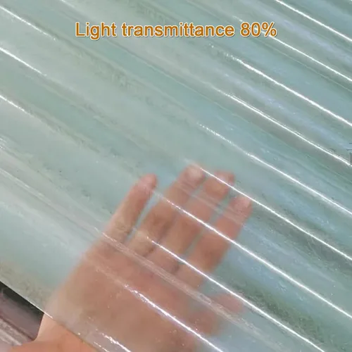 Vista 3 de Hoja de techo transparente, revestimiento de pared, panel de techo de cobertizo de invernadero, paneles laterales, paneles de techos, paneles de 12