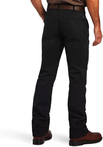 Vista 7 de ARIAT Pantalón de pierna recta Rebar M5 Durastretch de sarga lavada para hombre