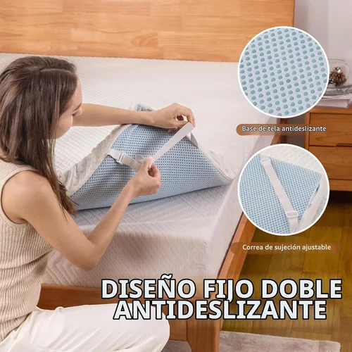 Vista 5 de EGO - Cubrecolchón de espuma viscoelástica de gel, tamaño individual de 2 pulgadas con funda suave transpirable extraíble, cubrecolchón de cama