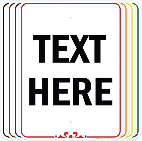 Vista 19 de My Sign Center (Prestige) - Letrero personalizado, para negocios, uso en interiores y exteriores, 7 x 10 pulgadas, libre de óxido, aluminio 040