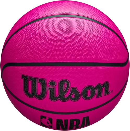 Vista 5 de WILSON NBA DRV Baloncesto para exteriores con bomba, color rosa, tamaño 5-27.5 pulgadas