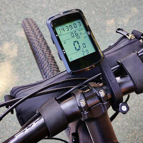 Vista 9 de Computadora de bicicleta GPS, computadora de ciclismo inalámbrica con pantalla 2.4, retroiluminación, velocímetro odómetro de bicicleta, 28 horas