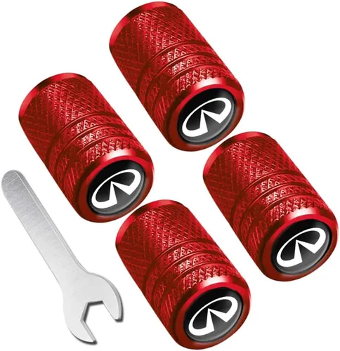 Vista 7 de Reemplazo de tapas para válvula de rueda de coche para Infiniti QX50 Q50 Q70 Q70L Q60 QX30 QX60 QX80 Land Cruiser Series Auto Cubierta de vástago