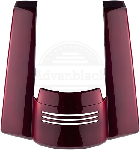 Vista 10 de Extensión de guardabarros trasero estirado para Harley Touring 2014+, whisky ámbar, sin recortes Amber Whiskey