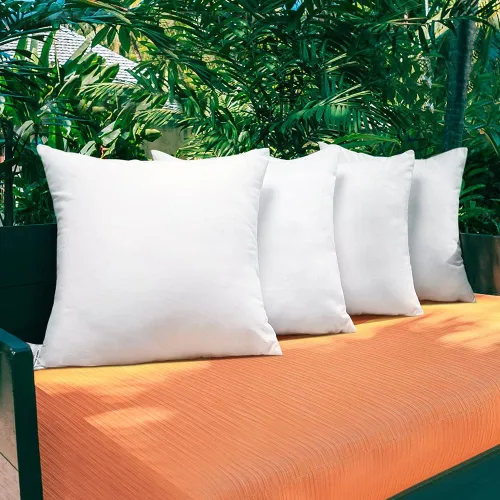 Vista 7 de OTOSTAR Insertos de almohada impermeables de alta calidad, paquete de 1 cojín cuadrado para jardín, banco, patio, rellenos de almohada decorativos 1
