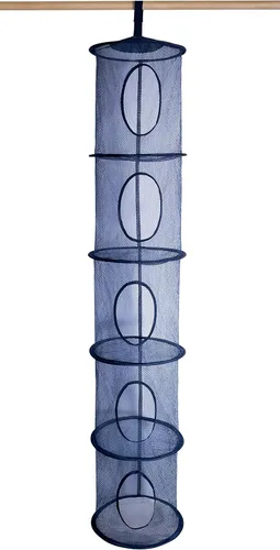 Vista 2 de Organizador de almacenamiento de 5 niveles de 12 x 59 pulgadas, cuélguelo en la recámara de sus hijos o en el armario para una divertida