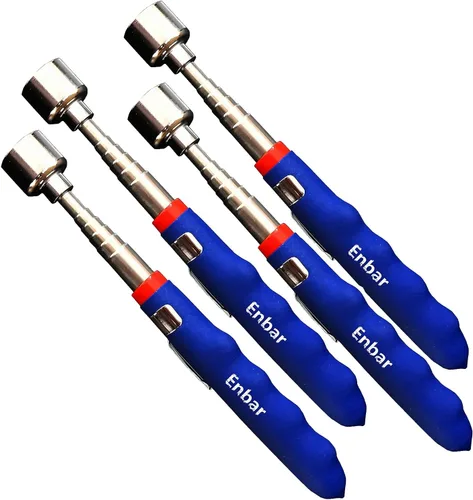 Vista 10 de Regalos para hombres, herramienta de recogida telescópica magnética de 20 libras para pequeñas herramientas de metal extensible de 7 a 31 pulgadas